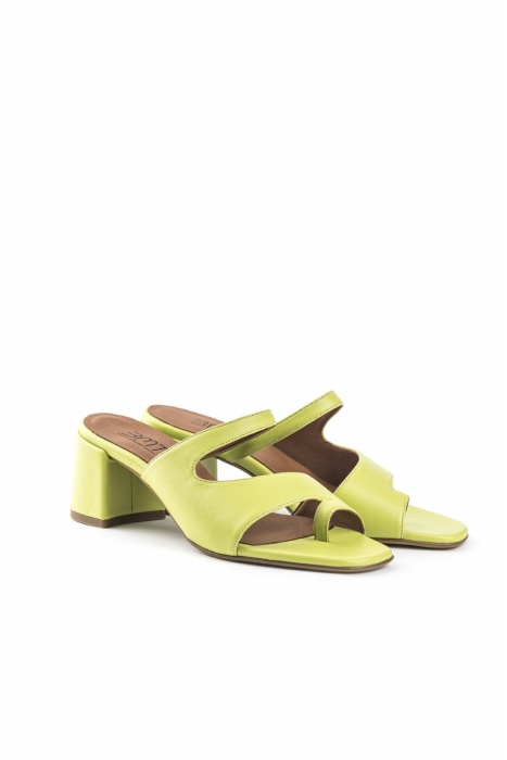 Botín Sandalia verde mule HERA